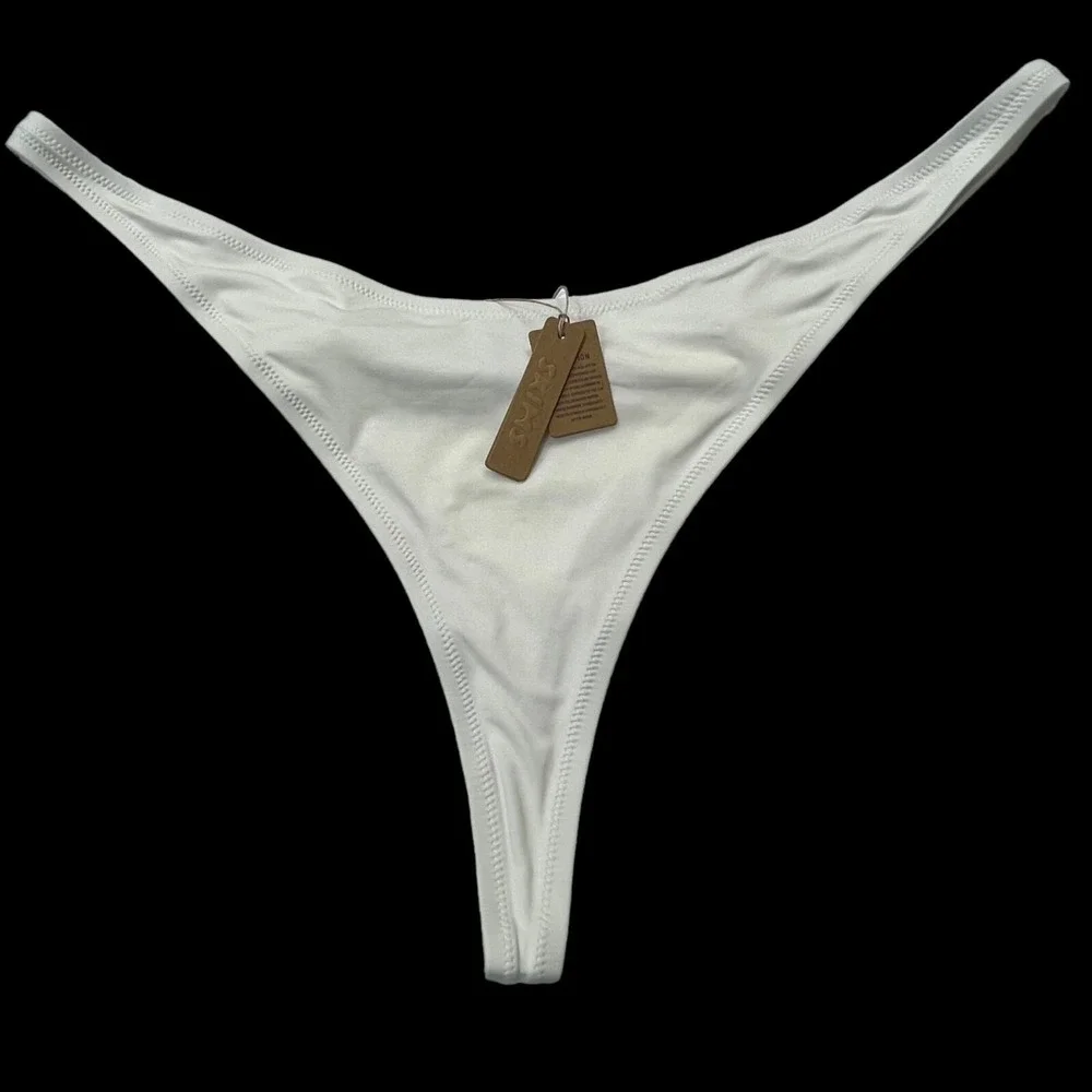 SKIMS Swim Thong Bikini Bottom Marble Womens‎ 4X